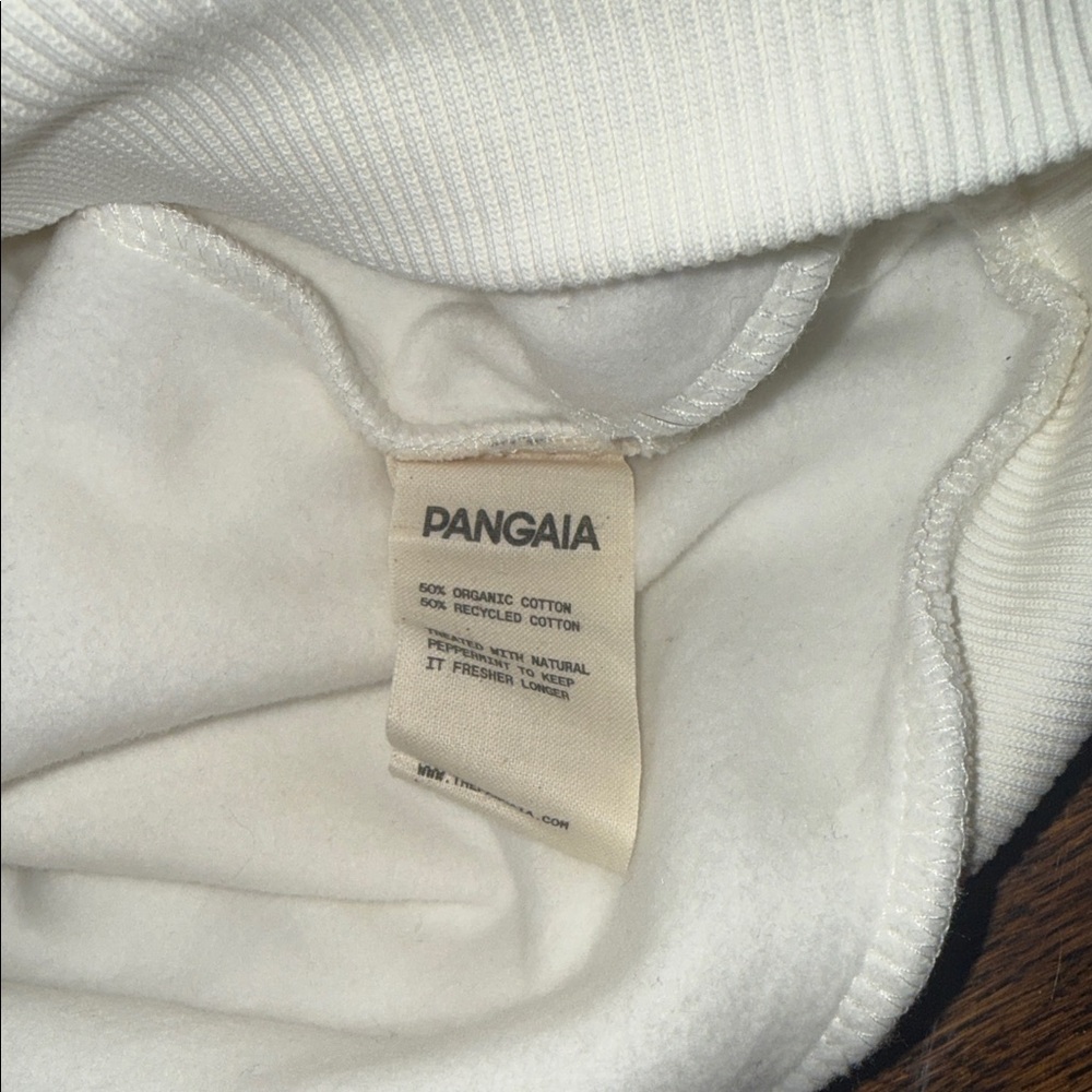 🥛Pangaia 365 Mid-weight Off-White Unisex Hoodie Sweatshirt, Size Medium - Picture 16 of 16